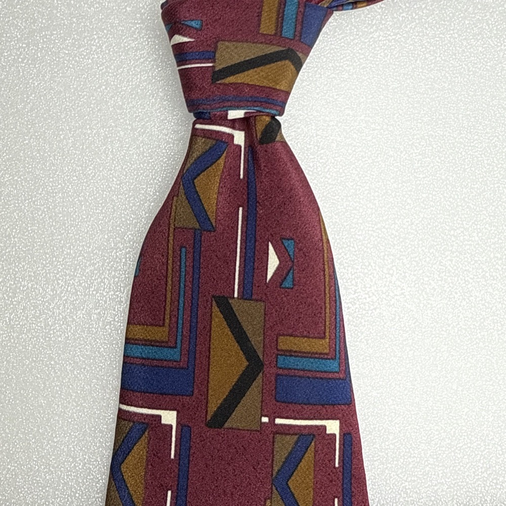Zylos George Machado 100% Silk Italy Made In USA‎ Men's Necktie 4" x 57.5"